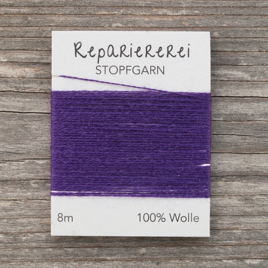 Stopfgarn Wolle 5002 Violett - Repariererei