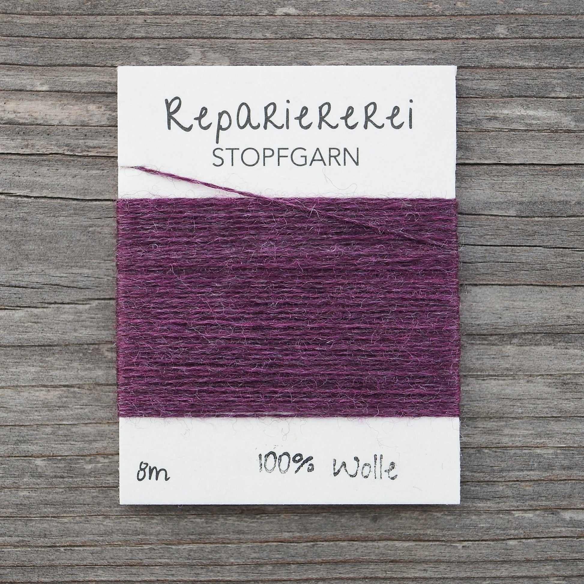 Stopfgarn Wolle 5024 Traube - Repariererei