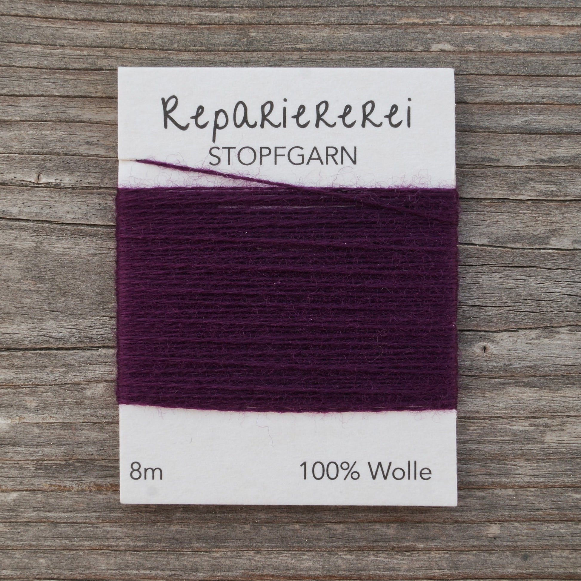 Stopfgarn Wolle 5034 Dunkellila - Repariererei
