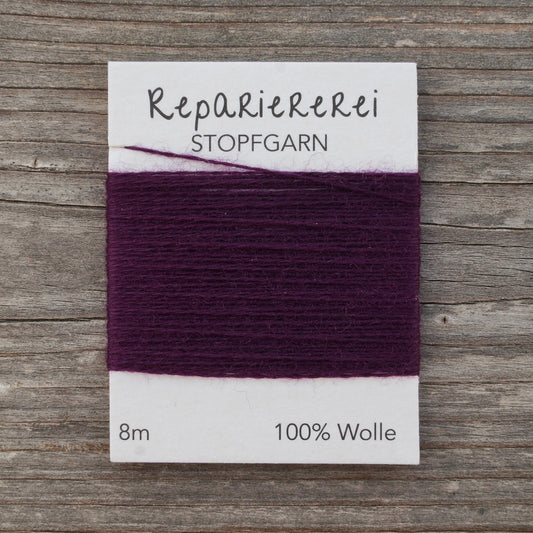 Stopfgarn Wolle 5034 Dunkellila - Repariererei