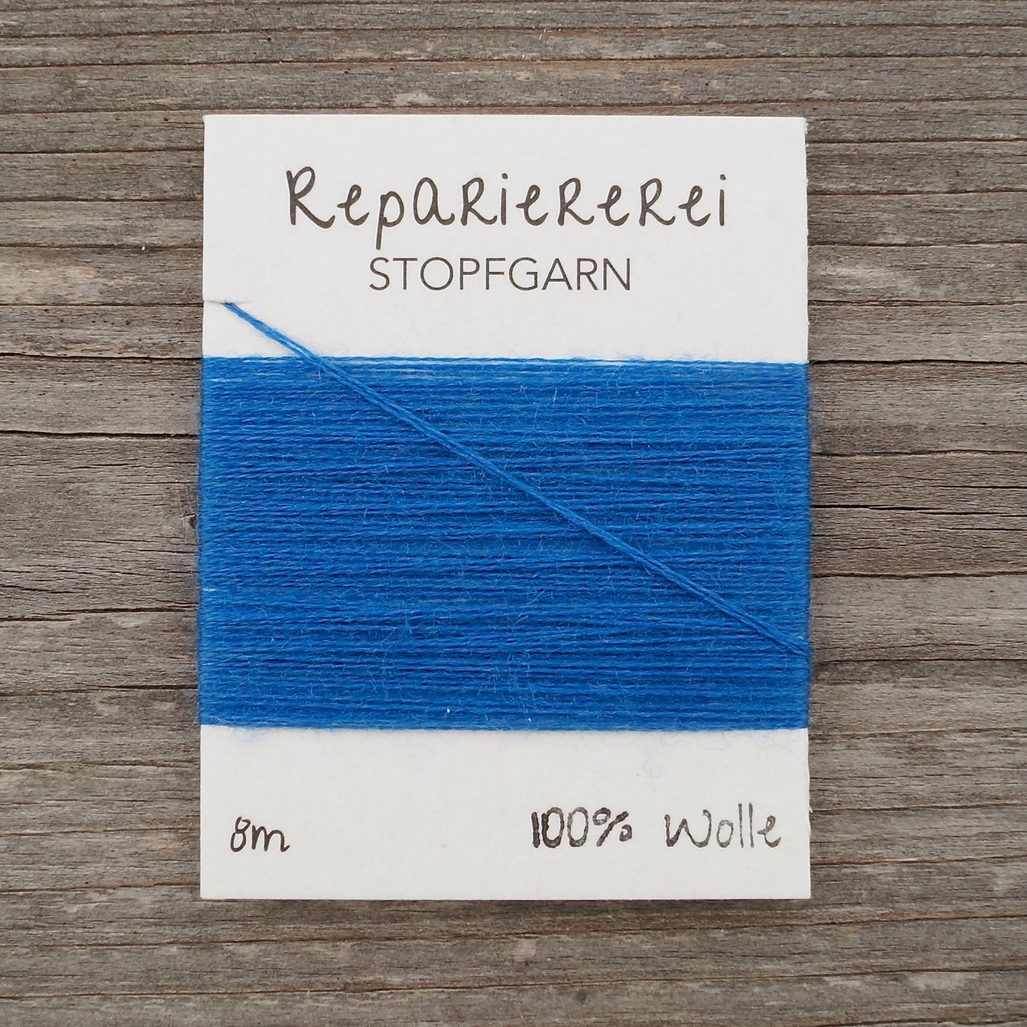 Stopfgarn Wolle 6017 Blau - Repariererei