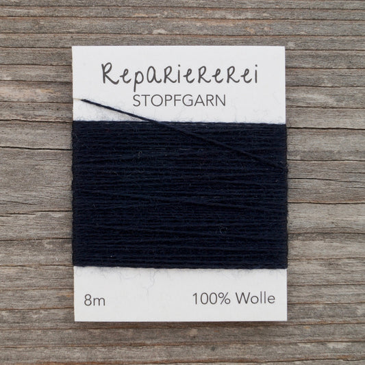 Stopfgarn Wolle 6044 Navy dunkel - Repariererei