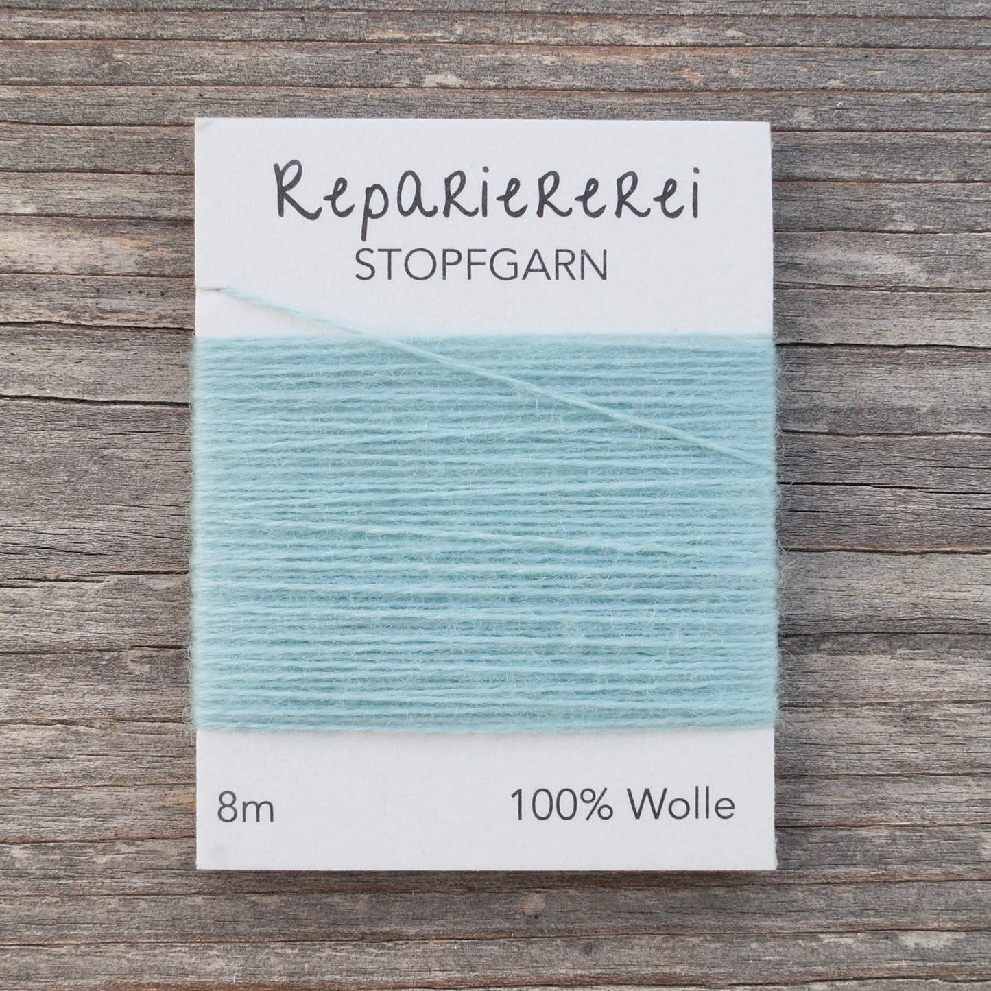Stopfgarn Wolle 7012 Helles Türkis - Repariererei
