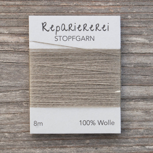 Stopfgarn Wolle 8044 Khaki - Repariererei