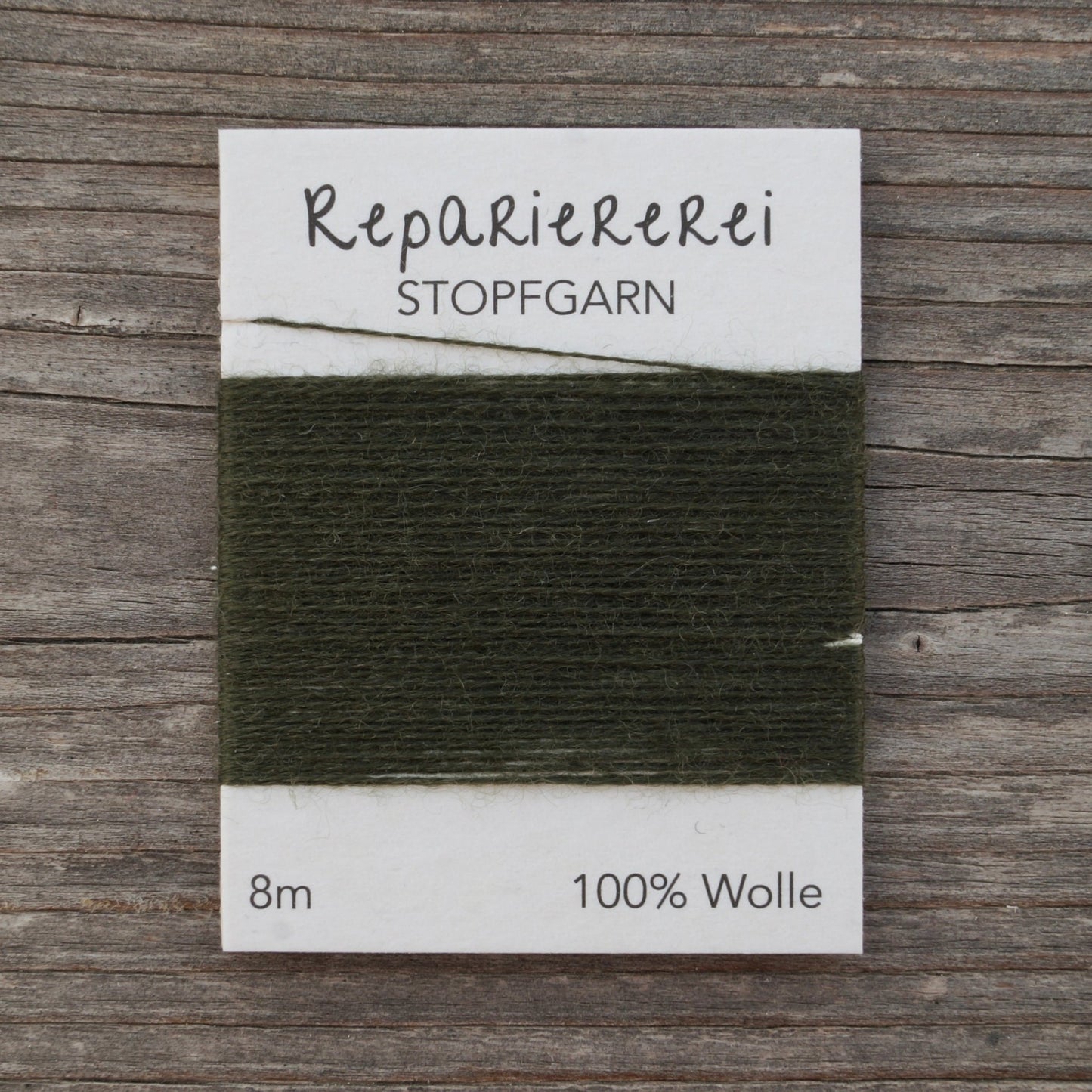 Stopfgarn Wolle 8052 Waldgrün dunkel - Repariererei