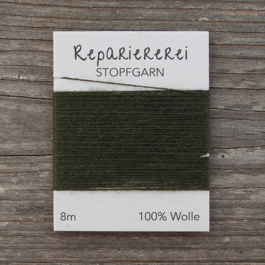 Stopfgarn Wolle 8052 Waldgrün dunkel - Repariererei