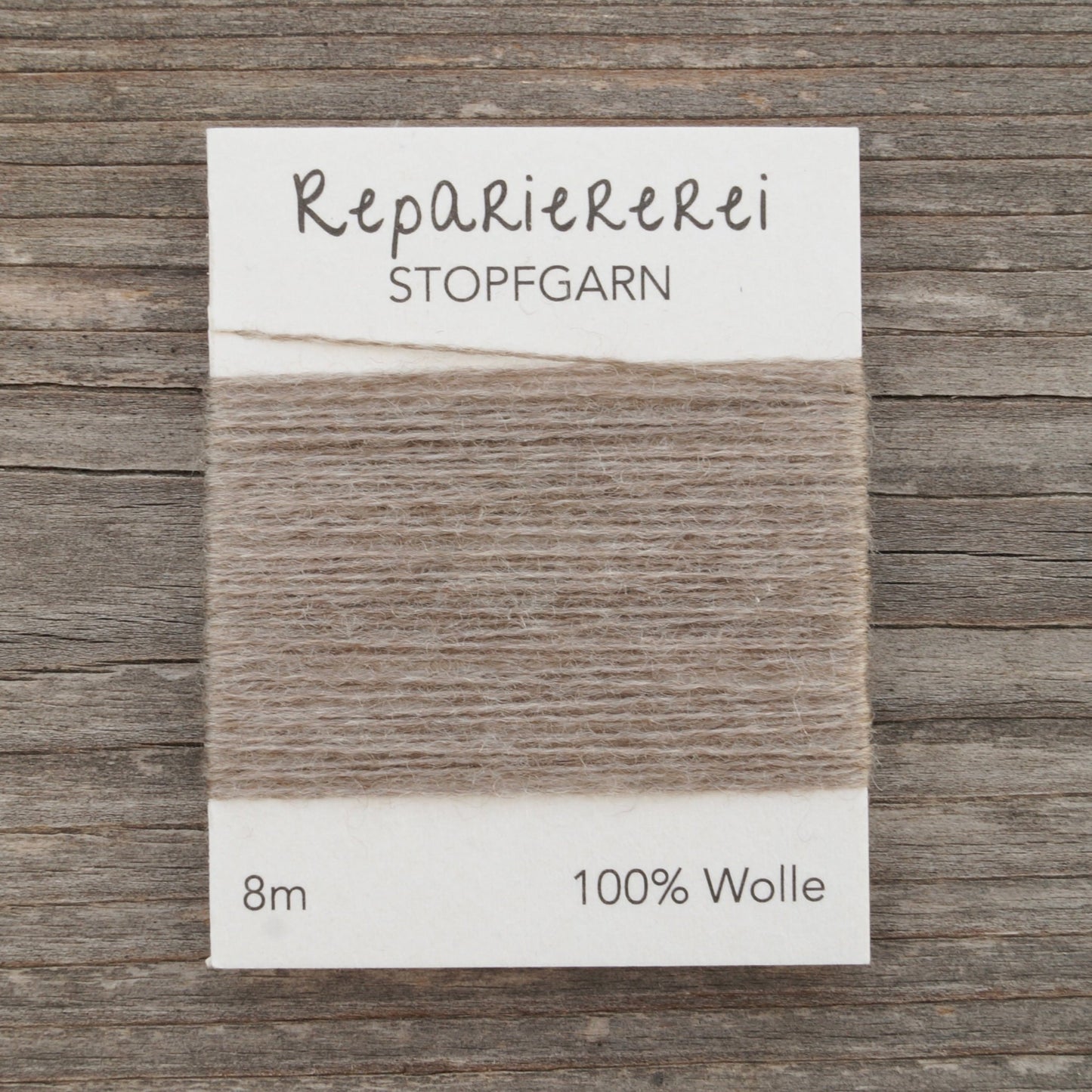 Stopfgarn Wolle 9044 Greige meliert - Repariererei