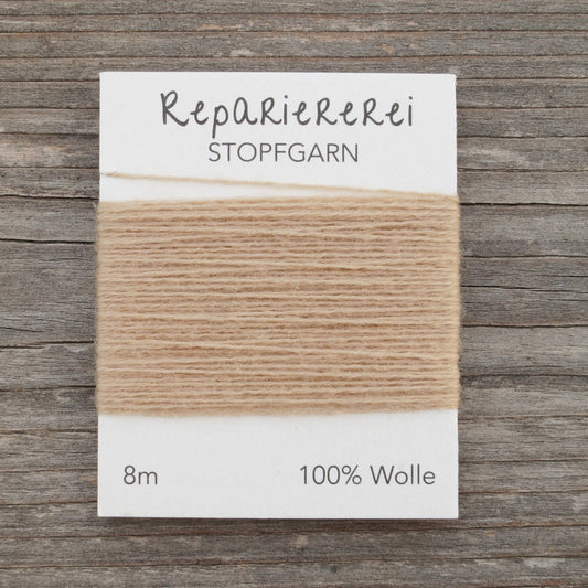 Stopfgarn Wolle 9045 Beige - Repariererei